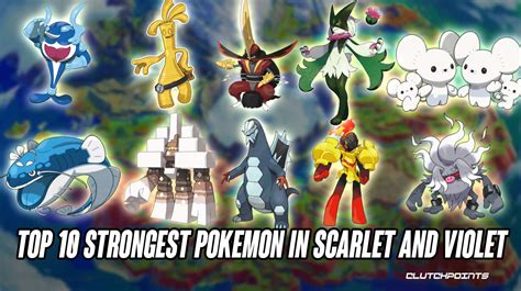 10 Most Powerful Pokémon In Scarlet & Violet, Ranked By .